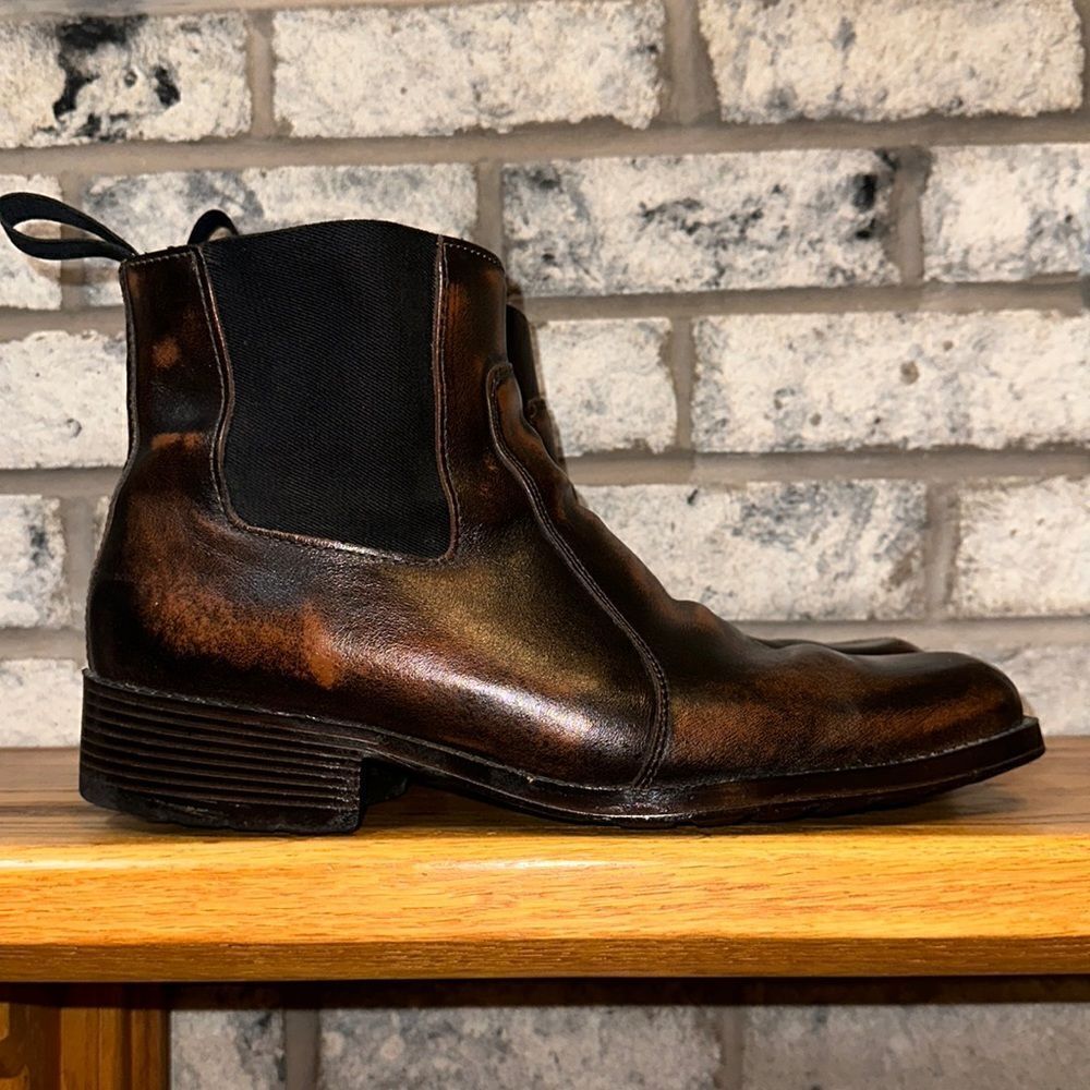 Dexter USA 11 Men’s Chelsea Genuine Leather Slip on Pull on Ankle Boots